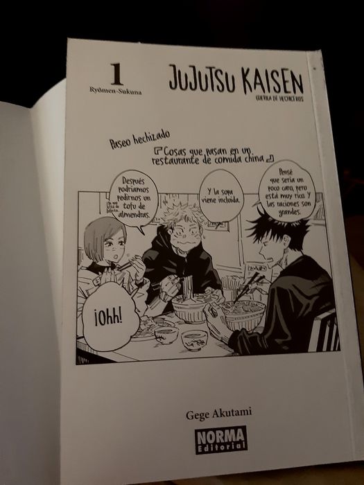 Jujutsu Kaisen Volume 1 em Espanõl