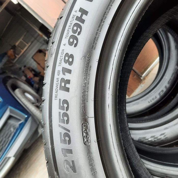 Komplet opon letnich KUMHO  r18 215/55 nowe