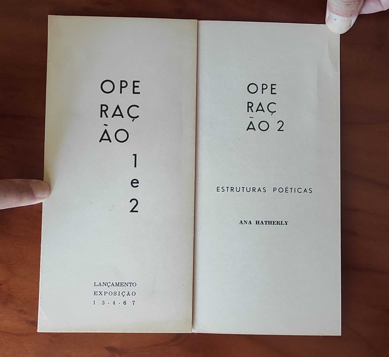Operação. Nº 1 e Nº 2