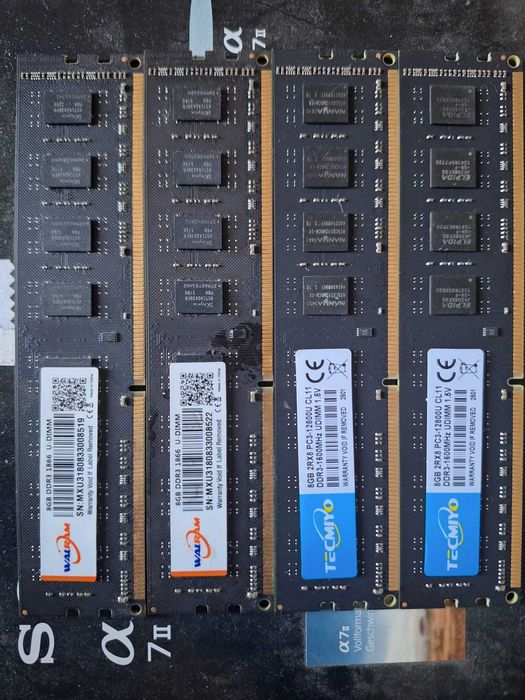 RAM DDR3 1866 8GB WallRam - Tecmiyo