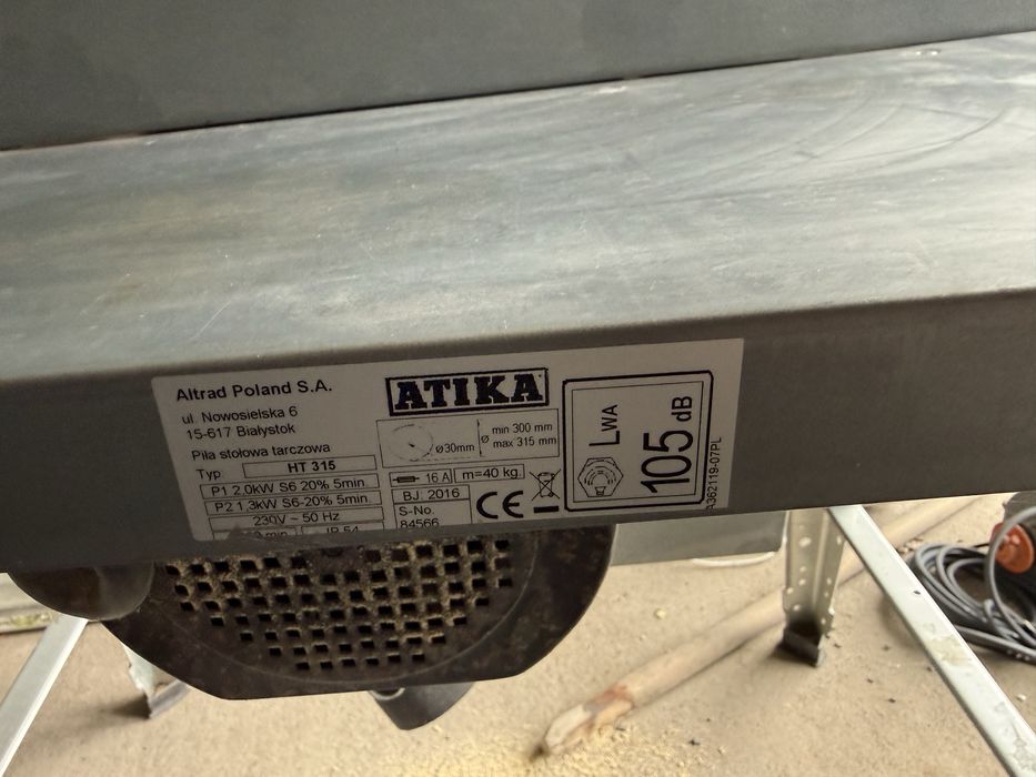 Atika ht315 pila stolowa 220V