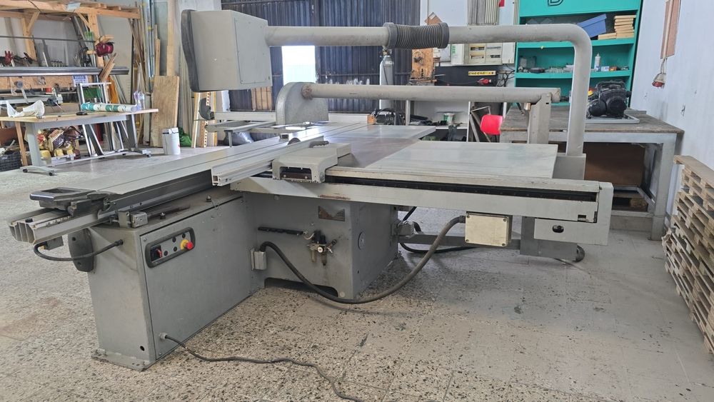 Esquadrejadora sac com subida descida eletrica e paralela eletrica