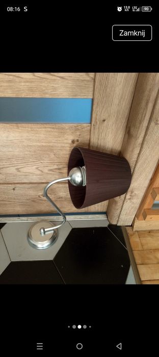 Żyrandol 5Ramion abażury plus dwa kinkiety