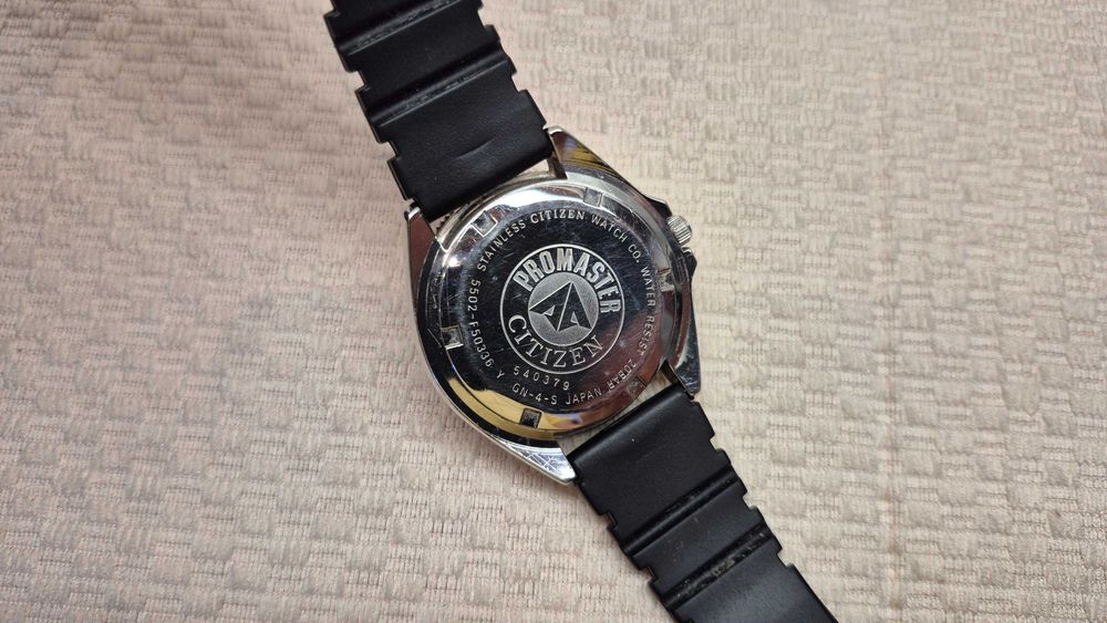 Zegarek Citizen Promaster Czarny/Guma Ø42 mm  męski