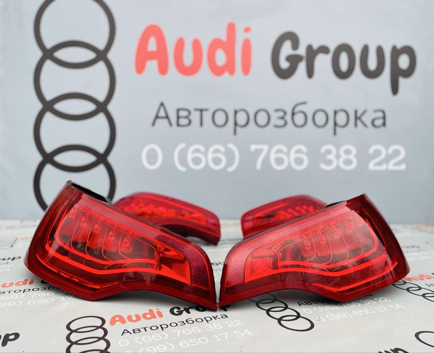 Стопи Задні Діодні Рестайлінг Америка Audi Q7 4L Розборка Ауді Шрот