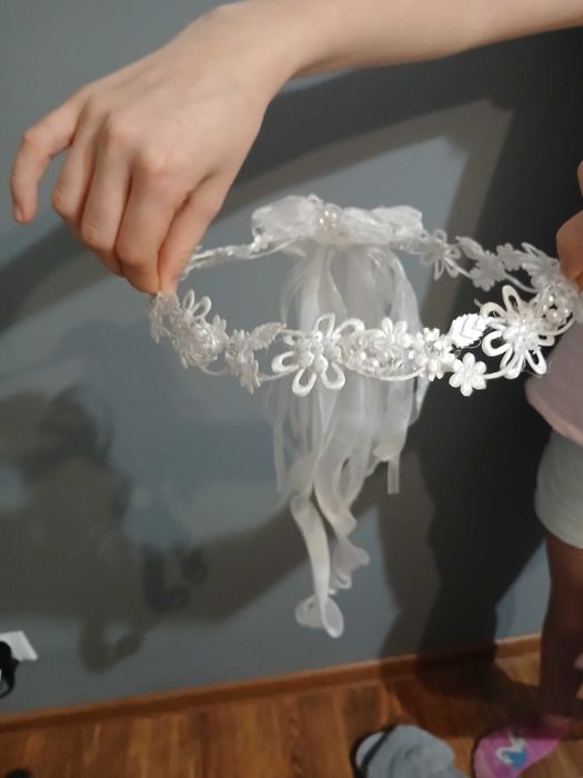 Wianuszek  komunijny +torebeczka