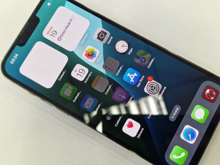 Iphone 13 PRO MAX 128GB/ Alpine Green/ Bat 88%/ Grade A- + ładowarka