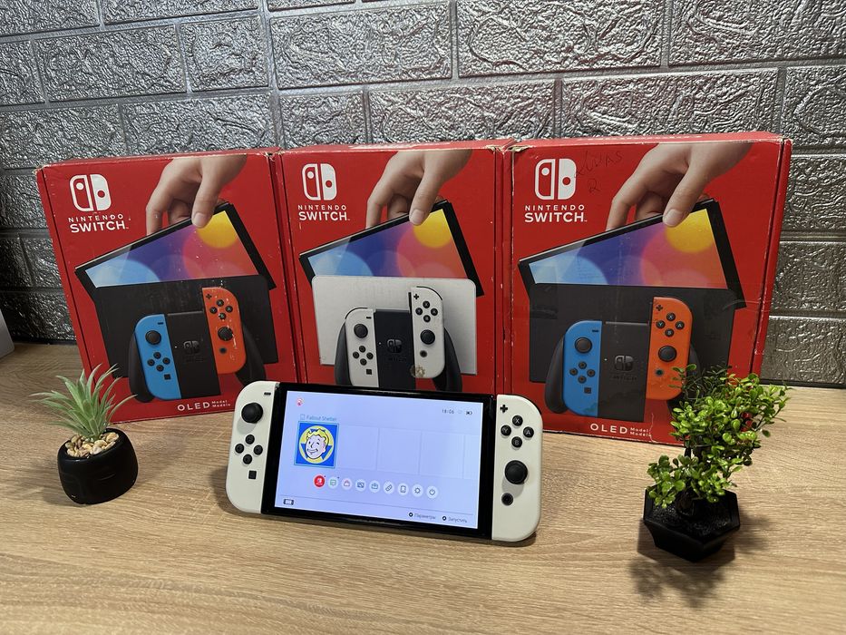 Nintendo switch OLED | Портативна консоль | 64GB + 64GB Sd | Гарантія