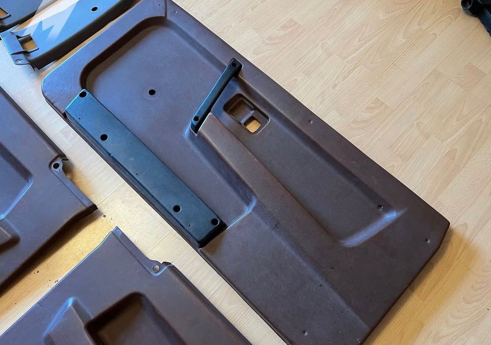 РАННИЕ СССР рыжие дверные карты на ВАЗ 2108 завод кирпичные оригинал