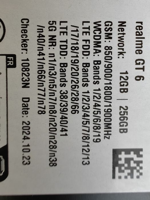 Realme GT6 Srebrny 12/256