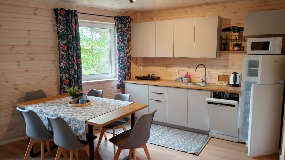 Domek letniskowy całoroczny nad jeziorem Czos z balią i sauną