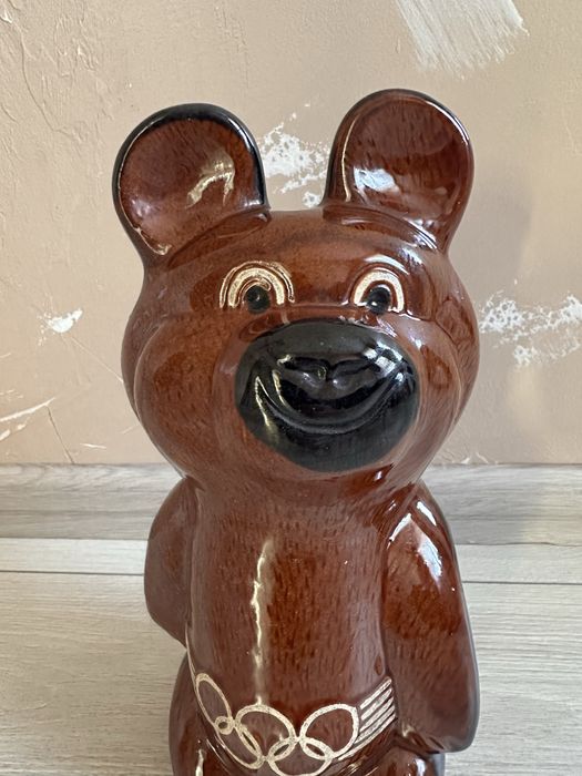 Мишка олимпийский 80 копилка