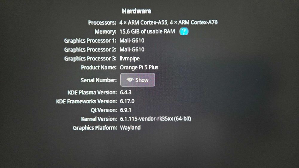 Orange Pi 5 Plus, 16 Gb