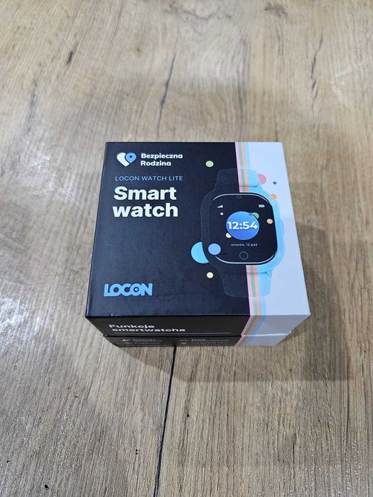 Locon Watch Lite S czarny zegarek dla dziecka