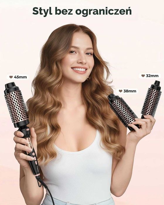Szczotka termiczna do stylizacji włosów FARERY 3w1