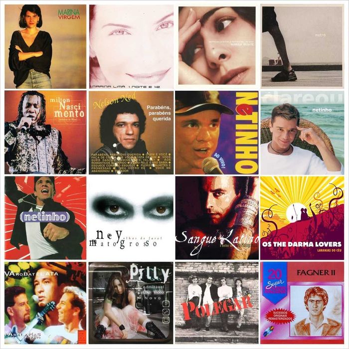 128 CDs - Musica Brasileira - Raros - Muito Bom Estado