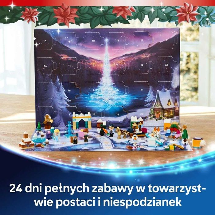 LEGO Disney - Kalendarz adwentowy na 2025 rok 43273 Kraina Lodu