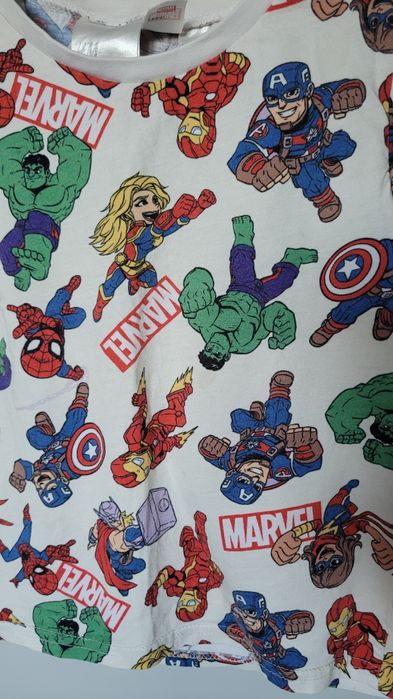 Koszulka  t-shirt  z superbohaterami Marvel rzom.98/104