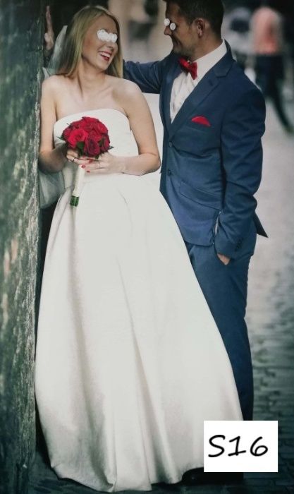 Suknia ślubna cel charytatywny z sercem do ołtarza