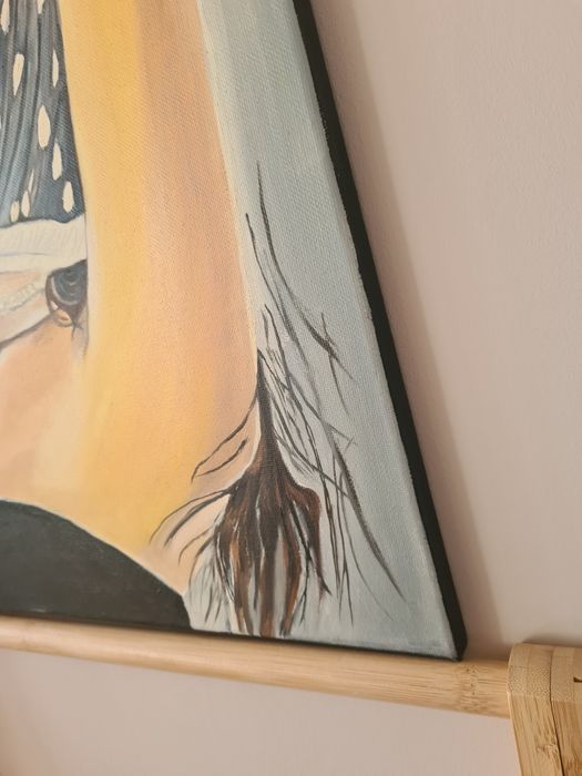 Obraz olejny na płótnie kobieta