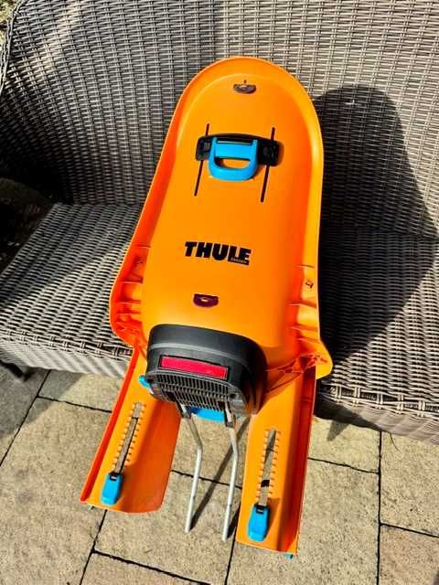Fotelik rowerowy Thule RideAlong – stan bardzo dobry + 1 uchwyt Quick