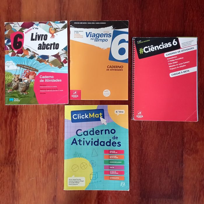 Cadernos de atividades 6º  e 7º anos