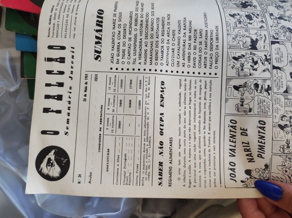 Coleção fastio antiga