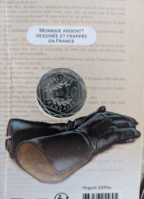 srebrne monety Francja  2025