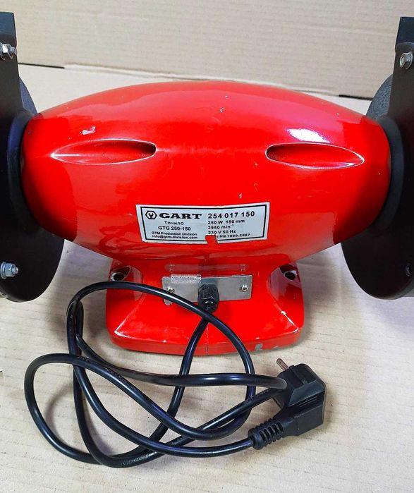Станок точильный заточный наждак GART GTG 250-150, 250 Watt, 7,5 кг