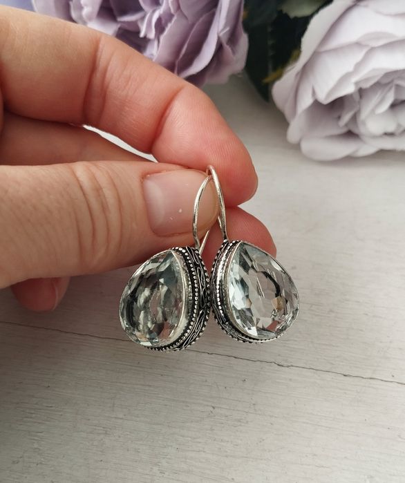 Драгоценные украшения серебро натуральные гидротермальные камни