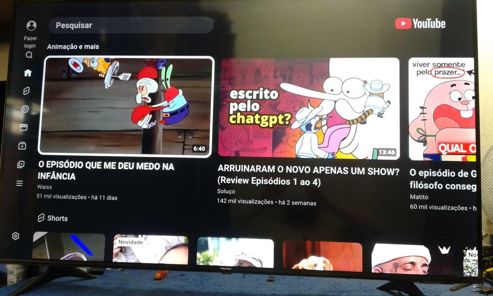 Vendo Smart TV 4K Led Hisense de 58 polegadas