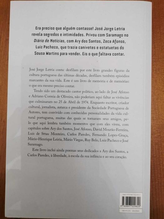 O que Faltava Contar de José Jorge Letria