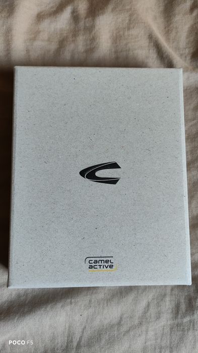 Camel Active Dust brązowy skórzany portfel męski ochrona RFID