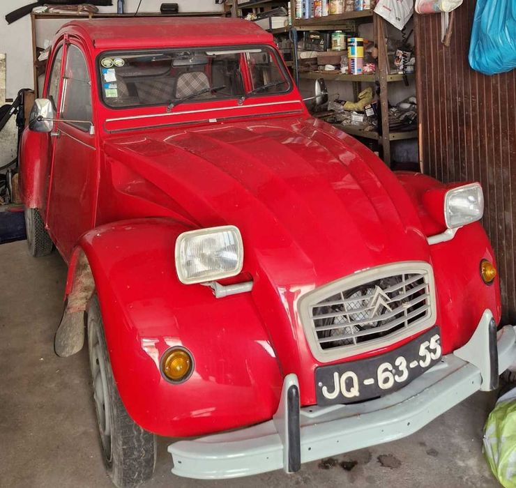 Citroen 2CV 6club de 1987 vermelho