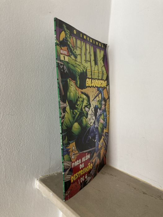 O incrível Hulk Enlouquecido Volume 1 de 6 Marvel 2003