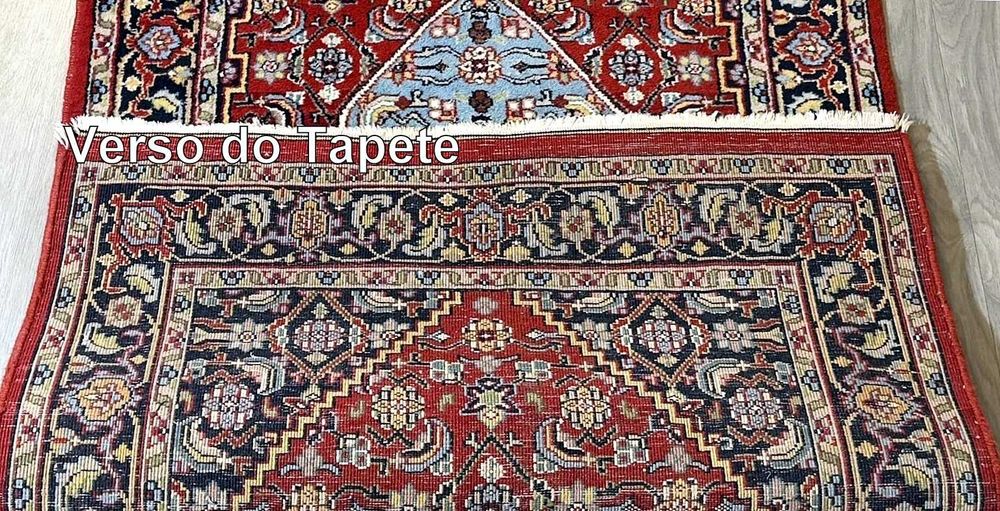 Tapete Persa BIDJAR original, lã sobre algodão, feito à mão e com 165cm x 92cm