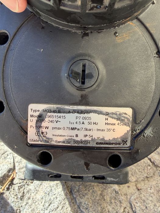 Bomba  agua Grundfos MQ3-45 B