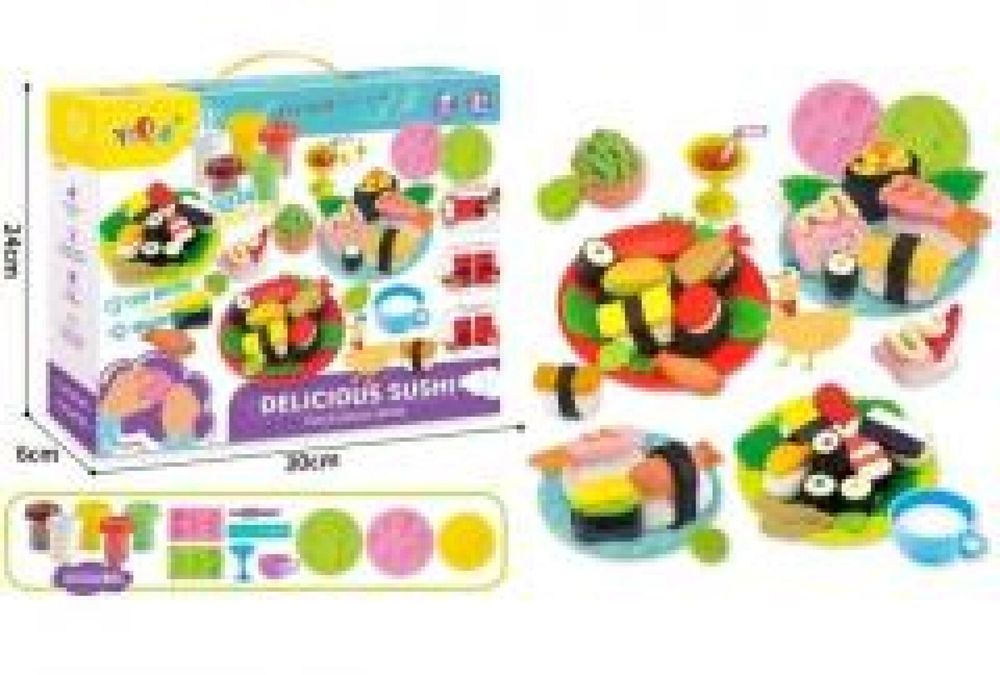 Zestaw ciastoliny pudełko,240x60 mm