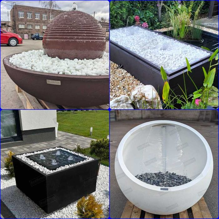 Бетонні Фонтани, Вуличні Водойми, Ставки, Івано-Франківськ