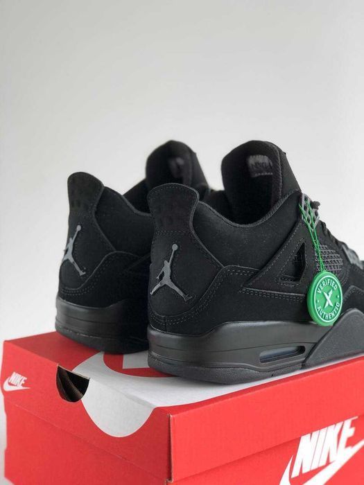 Мужские кроссовки Nike Air Jordan Retro Black Cat. Размеры 40-45