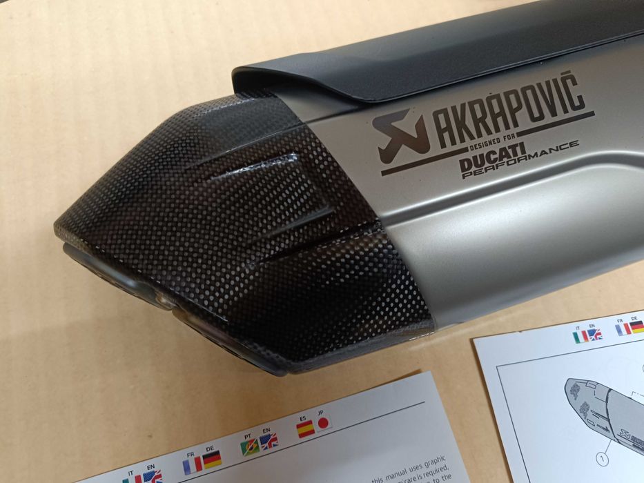 Ponteira Akrapovic Ducati Multistrada V4 V4S