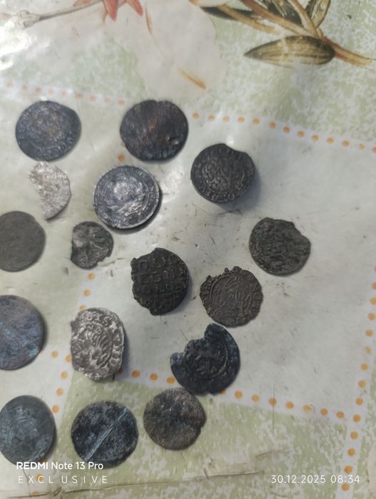 Монети срібні мідні