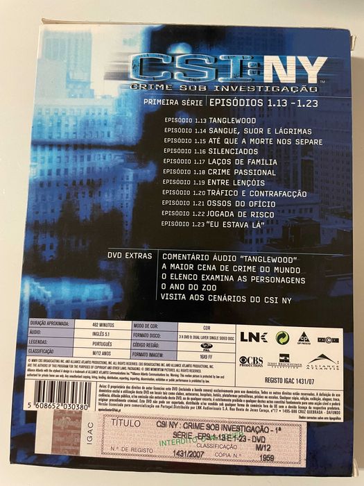 CSI New York 1 temporada / CSI New York 1 season (1.13 - 1.23)64738293684739121