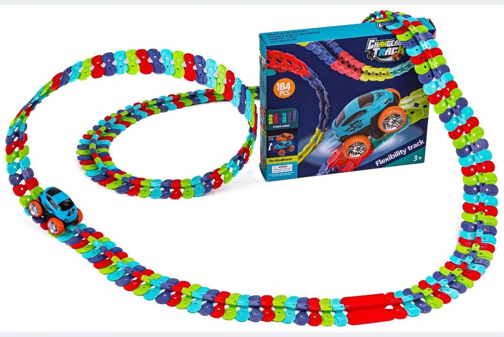Tor samochodowy changeable track  184 elementy