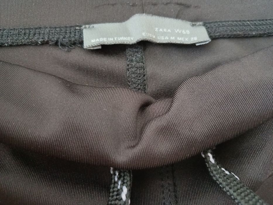 Legginsy zara czarne S M 36 38
