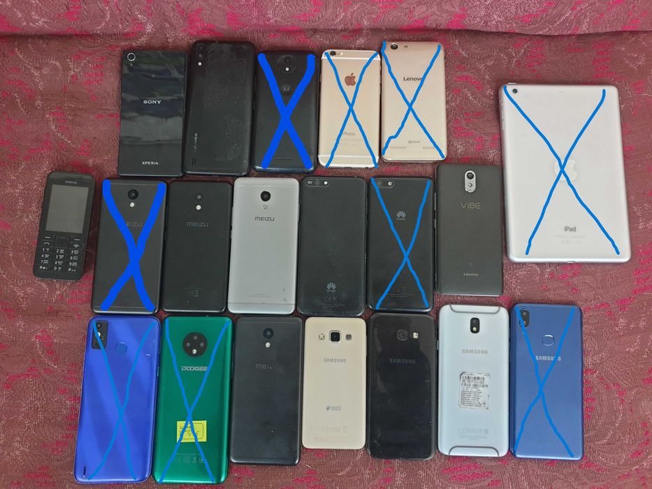 телефоны одним лот 39 шт за ВСЕ+12 защитный стекол на IPhone 12 mini