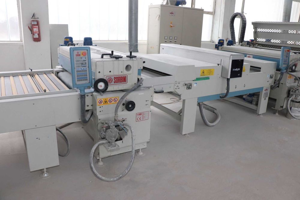 Лінія для нанесення лаку, олії УФ/UV, линия нанесения лака, масла UV