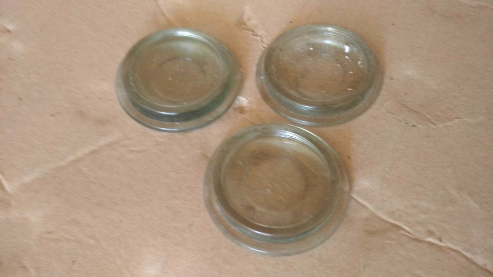 Стеклянные крышки на банку пр СССР