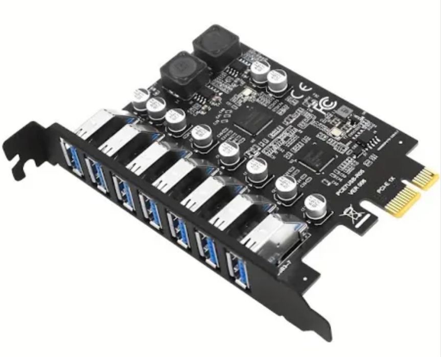 Karta PCI-E USB 3.0 7 portów rozszerzenie -NOWY