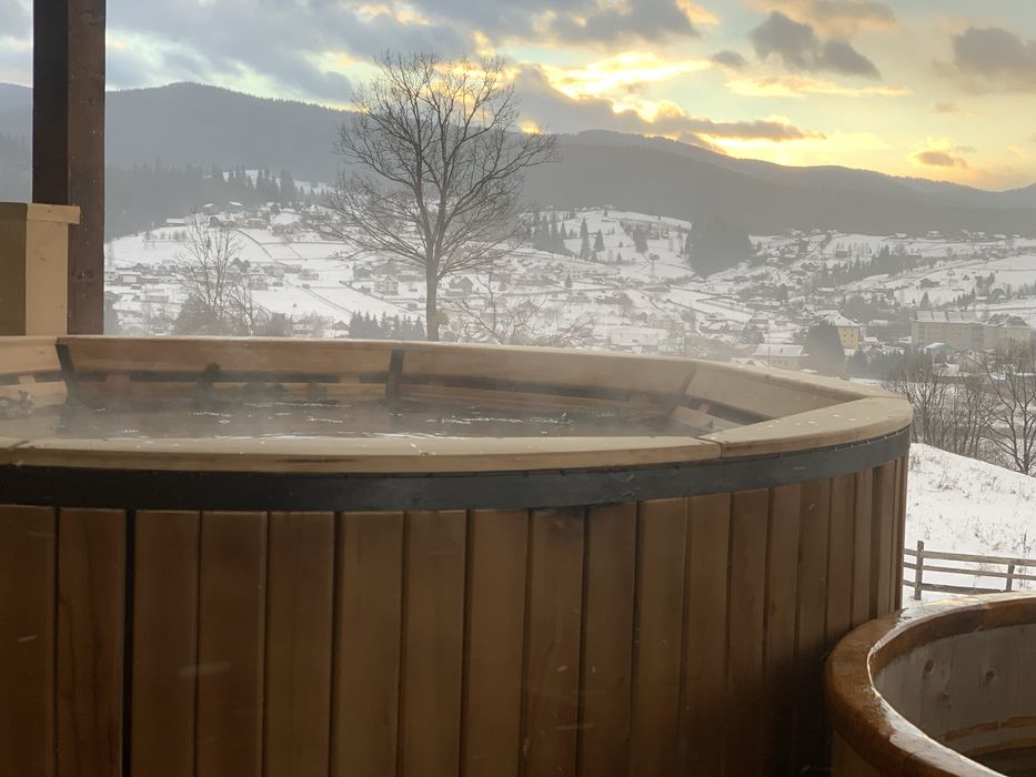 Чан  “ШПІНЬ”з кімнатою відпочинку,з холодною діжкою